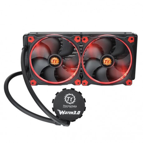 Thermaltake Water 3.0 Riing Red 280 – chłodzenie wodne 280 mm, 2x140 mm PWM