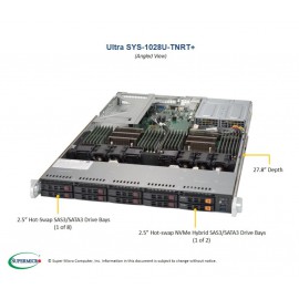 Supermicro Superserver 1028U-TNRT+ pod kątem
