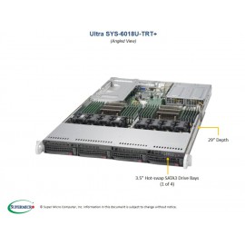 Supermicro Superserver Rack 1U SYS-6018U-TRT+ pod kątem