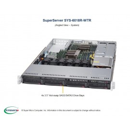 Supermicro SuperServer SYS-6018R-WTRT pod kątem