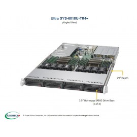 Supermicro SuperServer SYS-6018U-TR4+ pod kątem