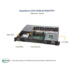 Supermicro SuperServer SYS-1019D-4C-RAN13TP+
