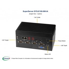 Supermicro Superserver SYS-E100-9W-IA-H pod kątem