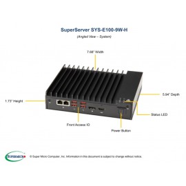 Supermicro SuperServer SYS-E100-9W-H pod kątem