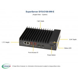 Supermicro SuperServer SYS-E100-9W-E pod kątem
