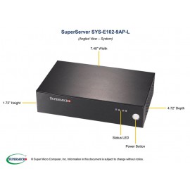 Supermicro SuperServer SYS-E102-9AP-L pod kątem