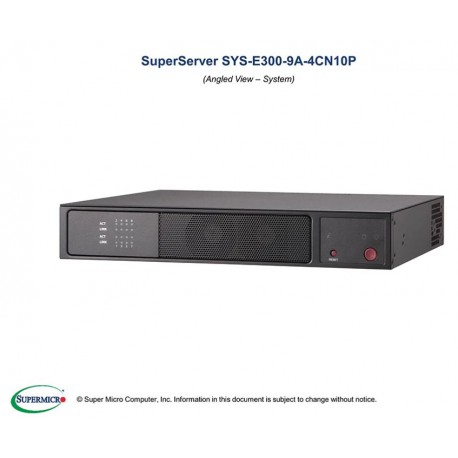 Supermicro SuperServer SYS-E300-9A-4CN10P pod kątem