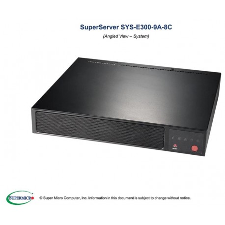 Supermicro SuperServer SYS-E300-9A-8C pod kątem