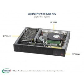 Supermicro SuperServer SYS-E300-12C pod kątem