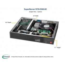 Supermicro SuperServer SYS-E300-9C pod kątem
