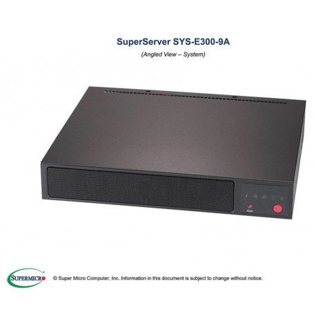 Supermicro SuperServer SYS-E300-9A pod kątem