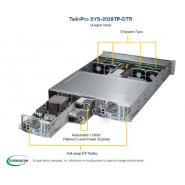 Supermicro SuperServer SYS-2028TP-DTR pod kątem
