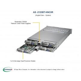 Supermicro A+ Server 2123BT-HNC0R pod kątem