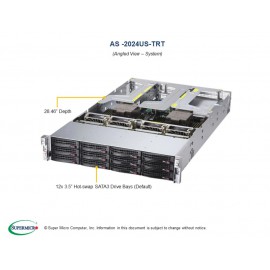 Supermicro A+ Server 2024US-TRT pod kątem