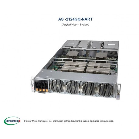 Supermicro A+ Server 2124GQ-NART pod kątem
