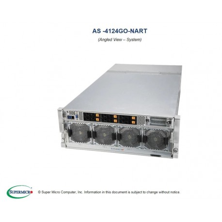 Supermicro A+ Server 4124GO-NART pod kątem