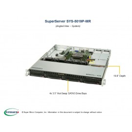 Supermicro SuperServer SYS-5019P-MR pod kątem