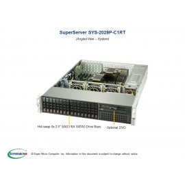 Supermicro SYS-2029P-C1RT widok pod kątem