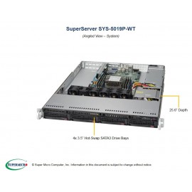 Supermicro SuperServer SYS-5019P-WT pod kątem