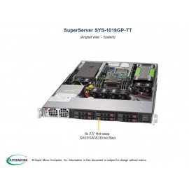 Supermicro SuperServer SYS-1019GP-TT pod kątem