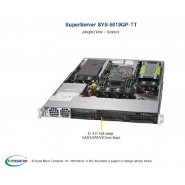 Supermicro SuperServer SYS-5019GP-TT pod kątem