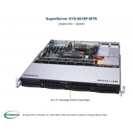 Supermicro Superserver SYS-6019P-MTR pod kątem