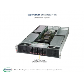 Supermicro SYS-2029GP-TR widok pod kątem