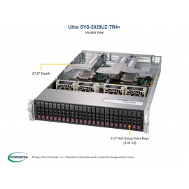 Supermicro SYS-2029UZ-TR4+ widok pod kątem
