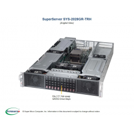 Supermicro SYS-2028GR-TRH widok pod kątem