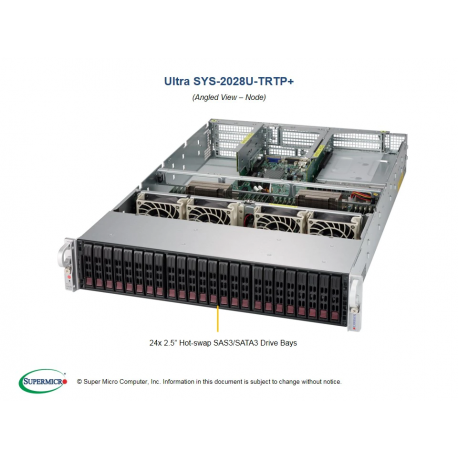 Supermicro SYS-2028U-TRTP+ widok pod kątem
