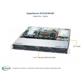 Supermicro SuperServer SYS-5019S-MT pod kątem