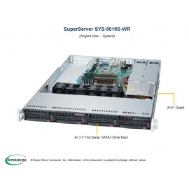 Supermicro SuperServer SYS-5019S-WR pod kątem