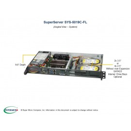 Supermicro SuperServer SYS-5019C-FL pod kątem