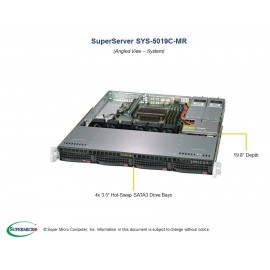 Supermicro SuperServer SYS-5019C-MR pod kątem