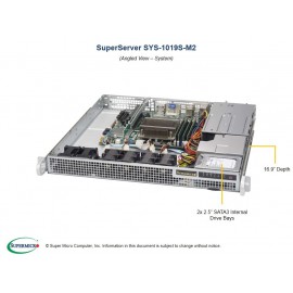 Supermicro SuperServer SYS-1019S-M2 pod kątem