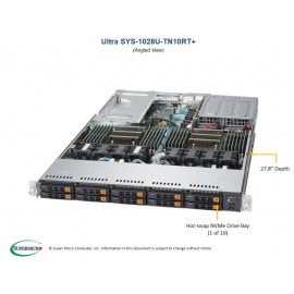 Supermicro SuperServer SYS-1028U-TN10RT+ pod kątem