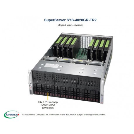 Supermicro SuperServer SYS-4028GR-TR2 pod kątem