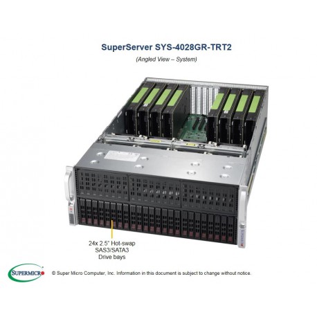 Supermicro SuperServer SYS-4028GR-TRT2 pod kątem