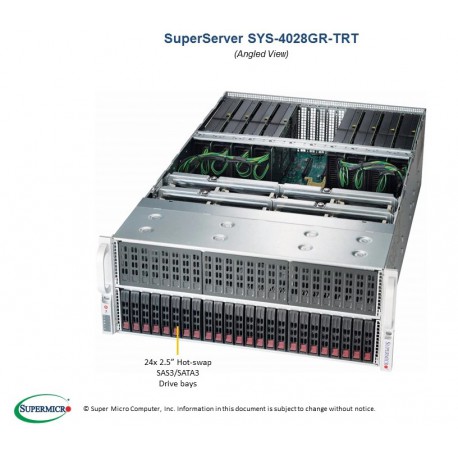 Supermicro SuperServer SYS-4028GR-TRT pod kątem