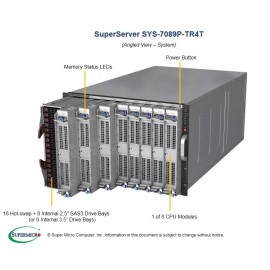 Supermicro SuperServer SYS-7089P-TR4T pod kątem