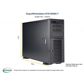 Supermicro SuperWorkstation SYS-5049A-T pod kątem