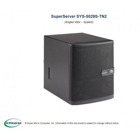 Supermicro SuperServer SYS-5029S-TN2 pod kątem