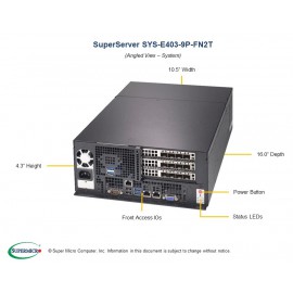 Supermicro SuperServer SYS-E403-9P-FN2T pod kątem