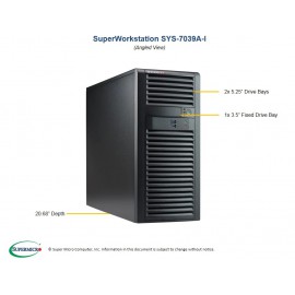 Supermicro SuperWorkstatnion SYS-7039A-I pod kątem
