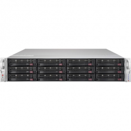 Supermicro SuperStorage SSG-6028R-E1CR12H 2U Storage Server, 12x Hot-Swap, Dual Xeon E5, 2TB RAM