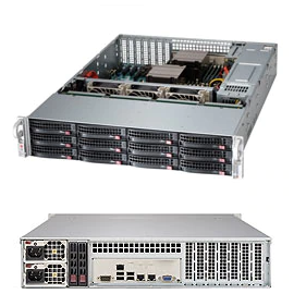 Supermicro SuperStorage SSG-6028R-E1CR12H 2U Storage Server, 12x Hot-Swap, Dual Xeon E5, 2TB RAM
