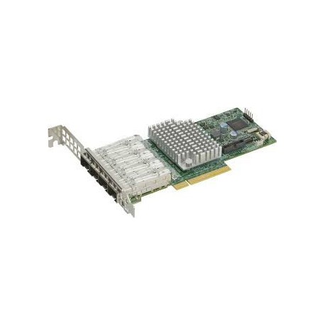 Supermicro AOC-STG-I4T – karta sieciowa 4x RJ-45 10Gb/s, Intel XL710, PCI-E 3.0 x8