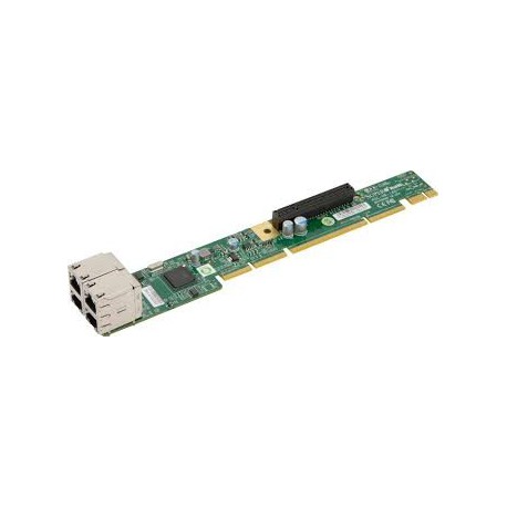 1U Ultra Riser z 2x GbE, 2x SFP+ 10GbE i 2x NVMe – i350, X710