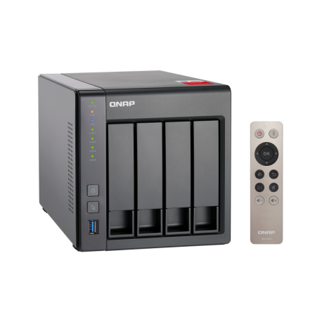 QNAP TS-451+-8G NAS 4-zatokowy, 8 GB RAM – serwer plików i backup