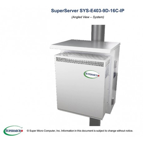 Supermicro SuperServer SYS-E403-9D-16C-IP pod kątem